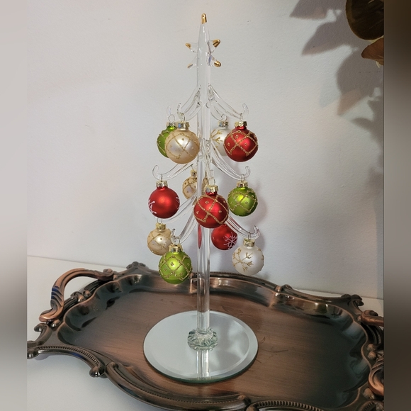 Acrylic Christmas Tree "Better Living Design " 12 Ornaments - Picture 1 of 8